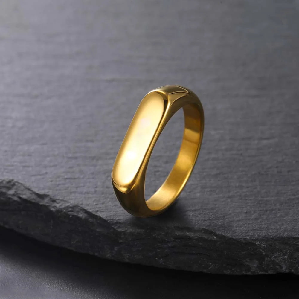 💍 Personalisierte Partnerringe mit Gravur – ❤️ Edelstahl Ringe mit Namen für Paare – 🎁 Verlobungsring, Ehering & Geschenk für Verliebte