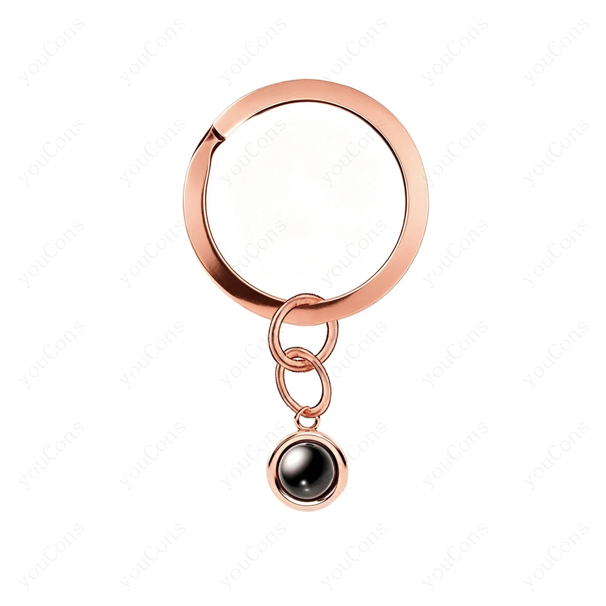 ❤️ Personalisierter Foto Projektions Schlüsselanhänger mit eigenem Bild – Edelstahl Schlüsselanhänger in verschiedenen Designs für Damen & Herren