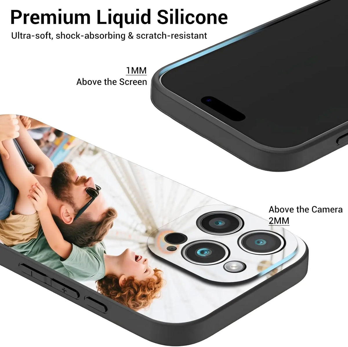 Personalisierte iPhone Hülle mit Foto 📱 Matte Handyhülle für iPhone 17, 16, 15, 14 & weitere