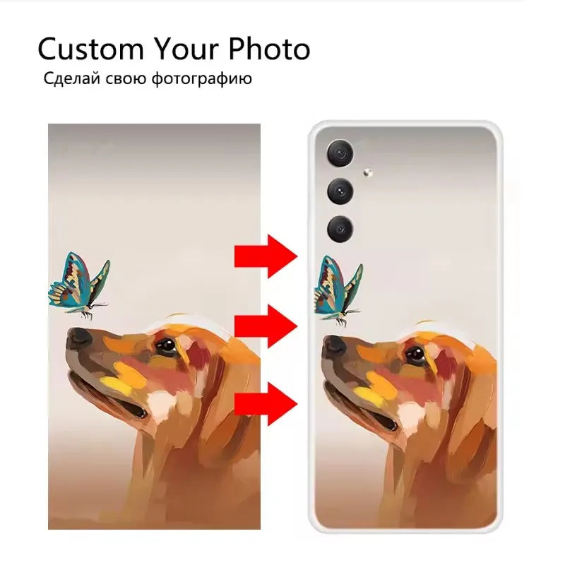 Personalisierte Samsung Handyhülle 📱 Transparente Hülle mit eigenem Foto für Galaxy S25, S24, S23 & mehr