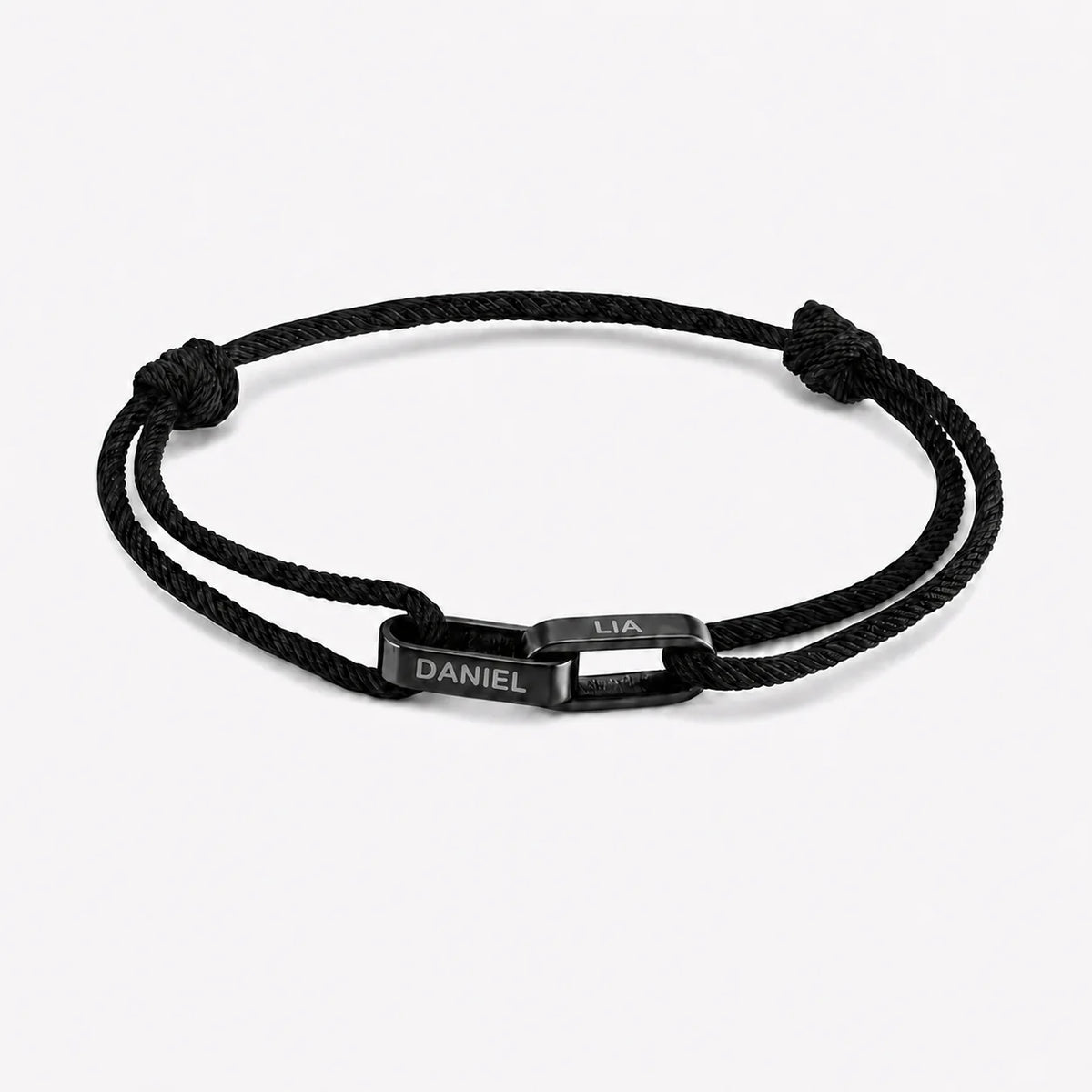Personalisiertes Paar-Armband mit Gravur ❤️ Name & Datum auf Edelstahl-Armband für Partner