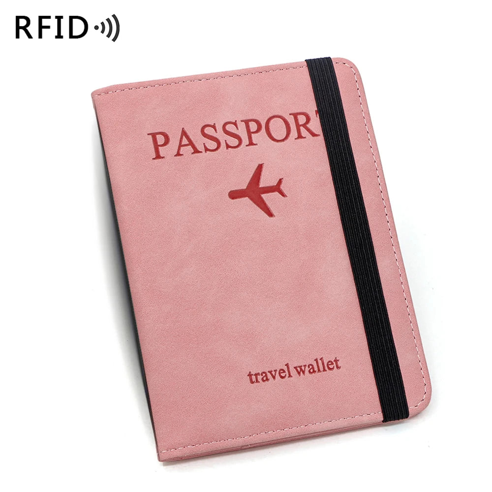 Personalisierte Reisepasshülle mit Namensgravur ✈️ RFID Passetui & Reisebrieftasche für Damen und Herren