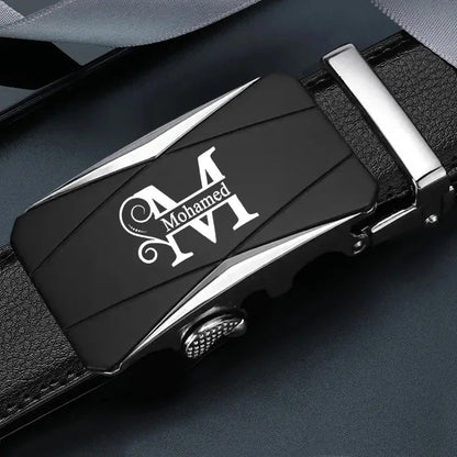 🎁 Personalisierter Herren Gürtel mit Gravur – 👔 Automatik Gürtel mit Wunschtext – 🎁 Individuelles Geschenk für Männer & Vatertag
