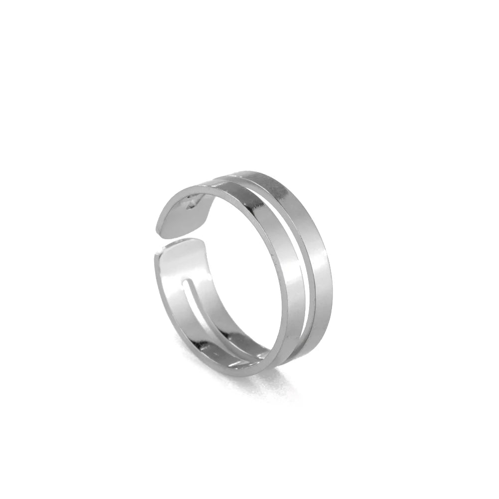 ✨ Personalisierter Ring mit Gravur – Namensring aus Edelstahl für Paare, Geschenk für Liebe & Familie