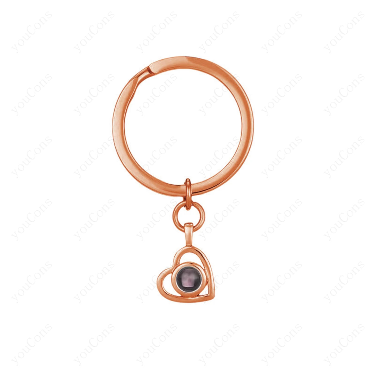 ❤️ Personalisierter Foto Projektions Schlüsselanhänger mit eigenem Bild – Edelstahl Schlüsselanhänger in verschiedenen Designs für Damen & Herren