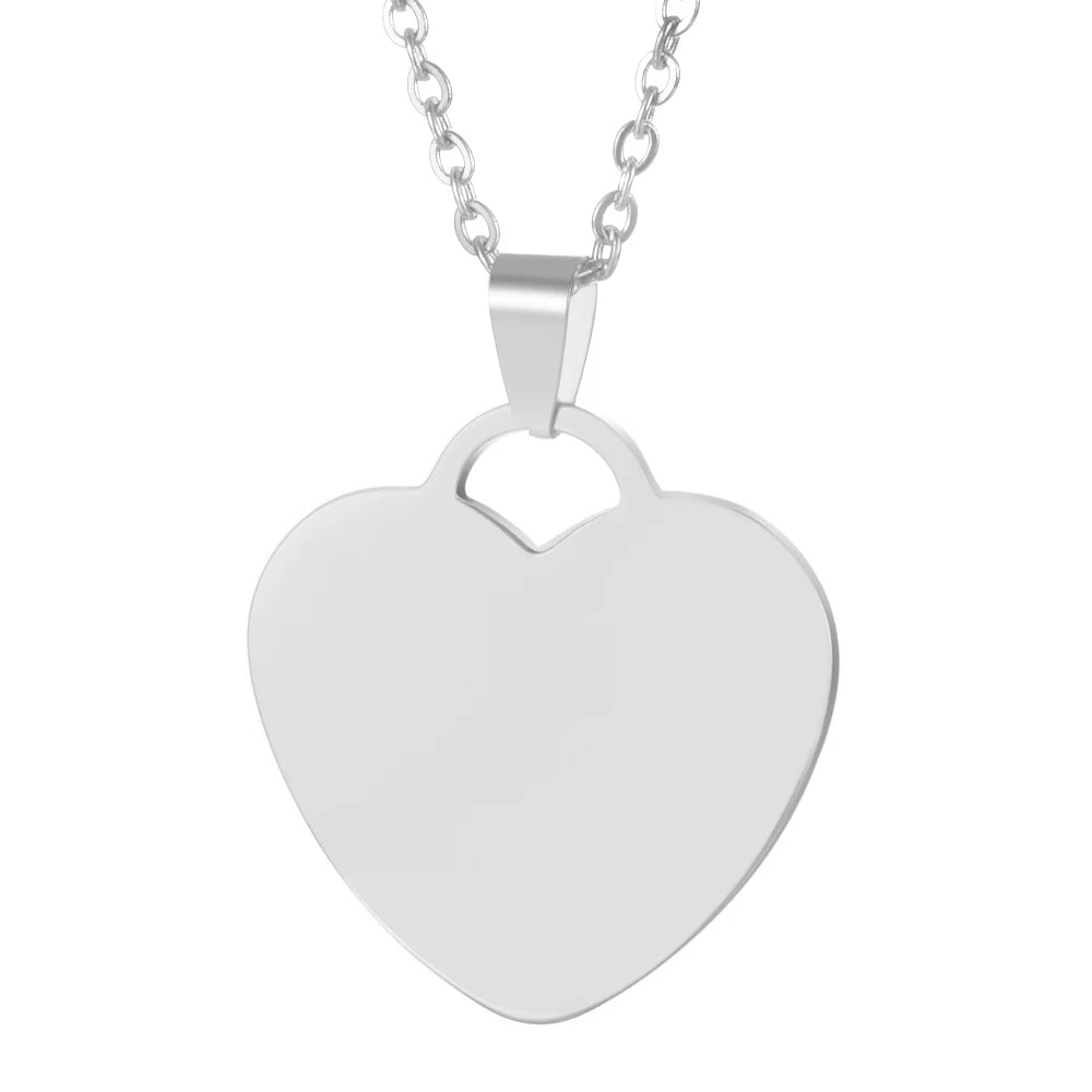 ✨ Personalisierte Foto Halskette Herz – Gravur Kette mit Bild & Name aus Edelstahl für Damen