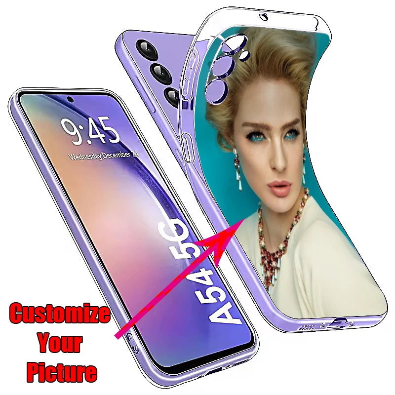 Personalisierte Samsung Handyhülle 📱 Transparente Hülle mit eigenem Foto für Galaxy S25, S24, S23 & mehr