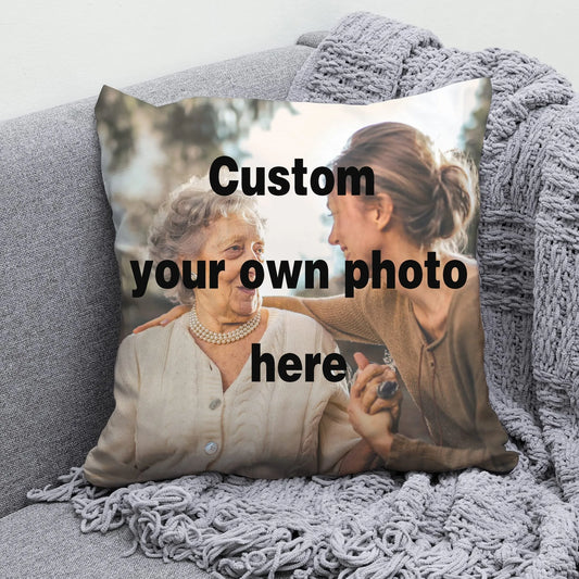 ✨ Personalisierter Foto-Kissenbezug – Individueller Kissenbezug mit eigenem Bild für Sofa, Bett & Dekoration