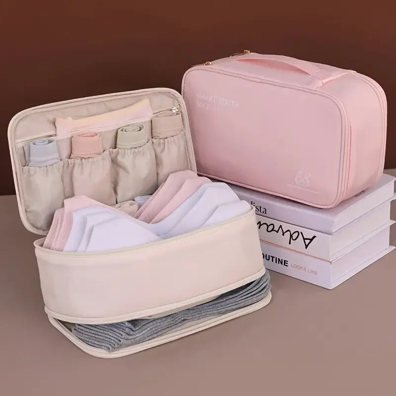 Reise-Unterwäsche-Aufbewahrungstasche – doppellagig & wasserdicht für stilvolles Reisen