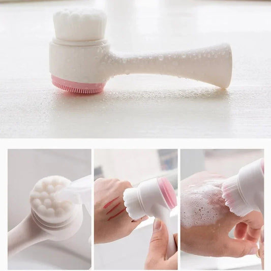 Silica Gel Gesichtsreinigungsbürste – Sanfte Reinigung & Peeling