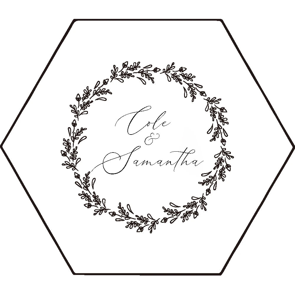 ✨ Personalisierte sechseckige Ringbox – Individuelle Acryl-Ringträgerbox für Verlobung & Hochzeit