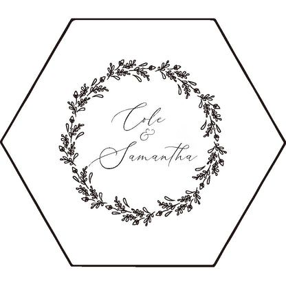 ✨ Personalisierte sechseckige Ringbox – Individuelle Acryl-Ringträgerbox für Verlobung & Hochzeit