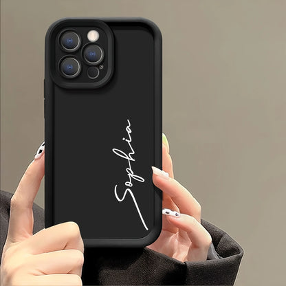Personalisierte iPhone Hülle mit Text ✍️ Individuelle Hülle für iPhone 17 Air, 16, 15, 14 & weitere