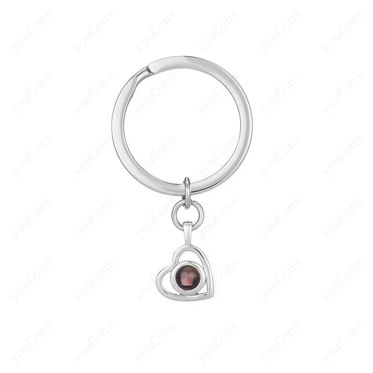 ❤️ Personalisierter Foto Projektions Schlüsselanhänger mit eigenem Bild – Edelstahl Schlüsselanhänger in verschiedenen Designs für Damen & Herren