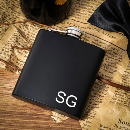 ✨ Personalisierter Flachmann mit Gravur – Edelstahl Geschenk für Trauzeuge & Junggesellenabschied Hochzeit