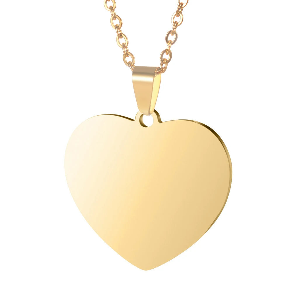 ✨ Personalisierte Foto Halskette Herz – Gravur Kette mit Bild & Name aus Edelstahl für Damen