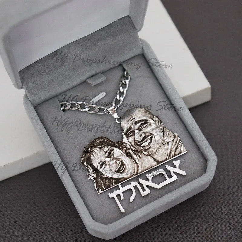 Personalisierte Foto- & Namenshalskette – Individueller Schmuck mit persönlicher Bedeutung