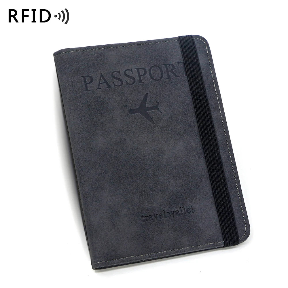 Personalisierte Reisepasshülle mit Namensgravur ✈️ RFID Passetui & Reisebrieftasche für Damen und Herren