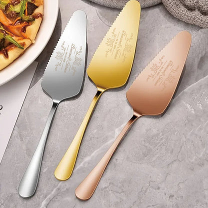 ✨ Personalisiertes Kuchenmesserset mit Gravur – 2-teiliges Edelstahl Set in Geschenkbox