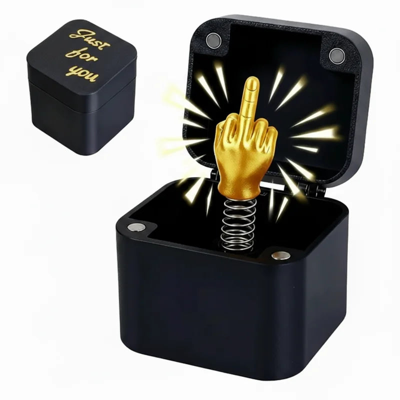 Lustige Gag-Box mit Überraschung – witzige Schreibtischdeko & Geschenkidee