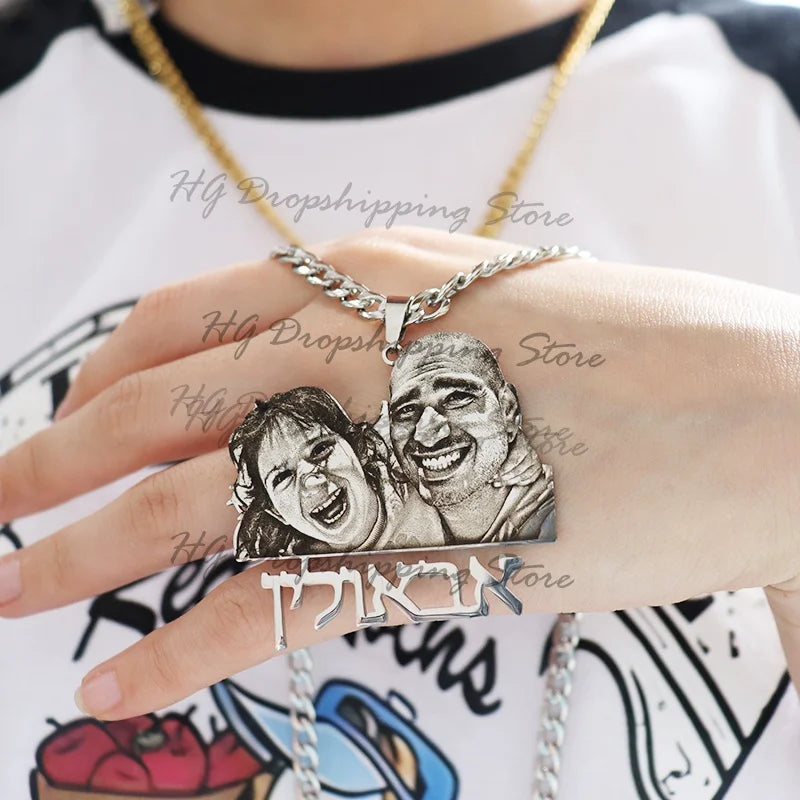Personalisierte Foto- & Namenshalskette – Individueller Schmuck mit persönlicher Bedeutung