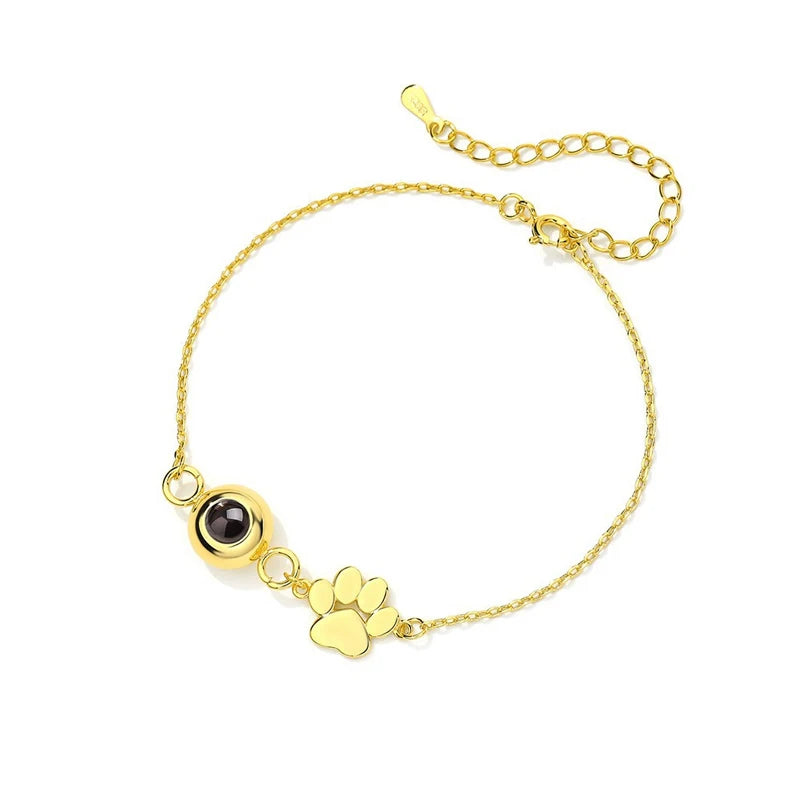 💖 Personalisiertes Foto Armband mit Name – 📸 Projektionsarmband mit Bild im Inneren – 🎁 Emotionales Geschenk für Frauen & beste Freunde