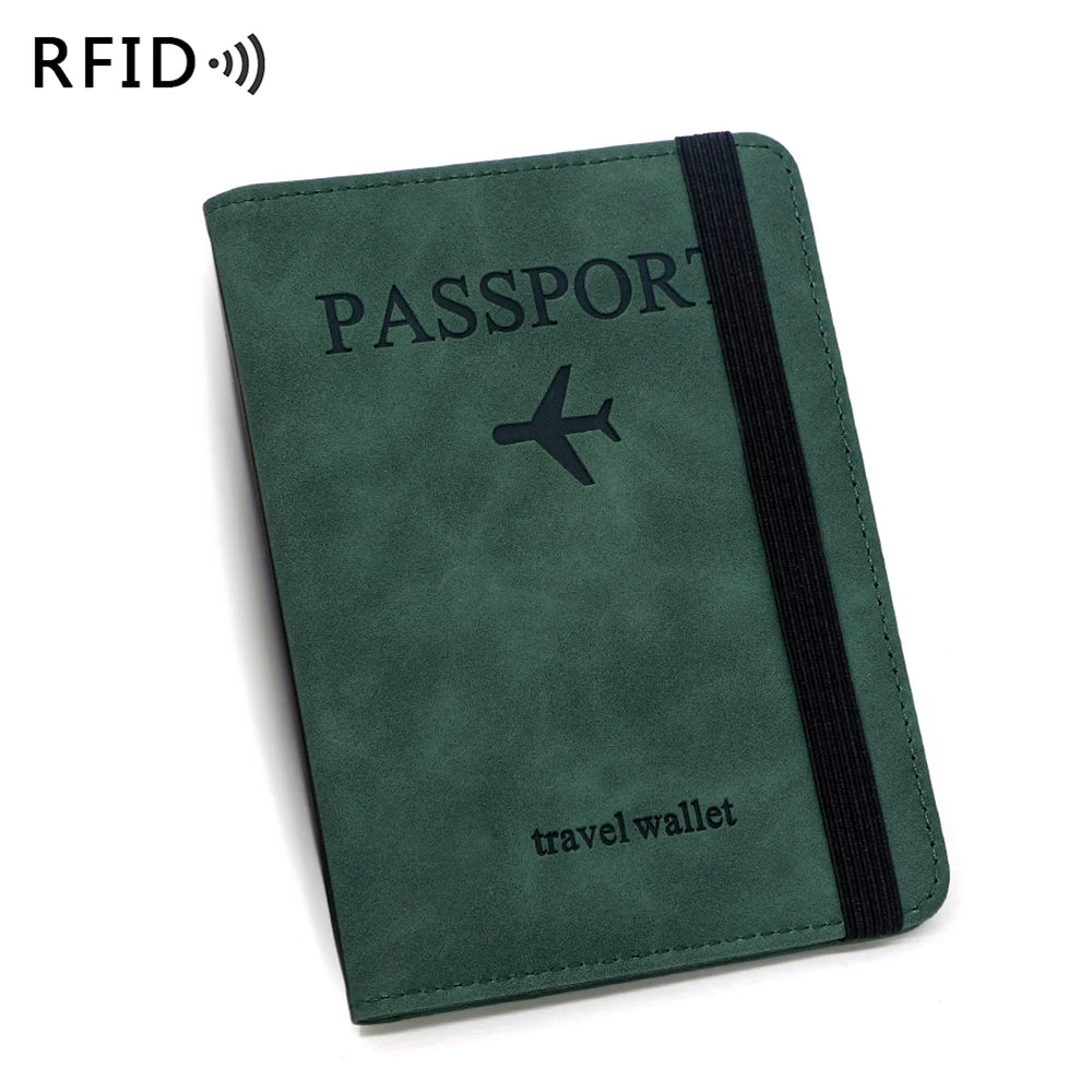 Personalisierte Reisepasshülle mit Namensgravur ✈️ RFID Passetui & Reisebrieftasche für Damen und Herren