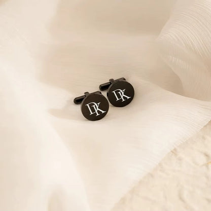 ✨ Personalisierte Manschettenknöpfe – Edelstahl mit Gravur für Hochzeit, Bräutigam & stilvolle Herren