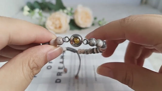 ✨ Personalisiertes Foto Armband – Projektionsarmband mit Bild im Inneren, individuelles Erinnerungsarmband