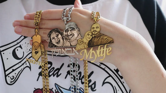 Personalisierte Foto- & Namenshalskette – Individueller Schmuck mit persönlicher Bedeutung