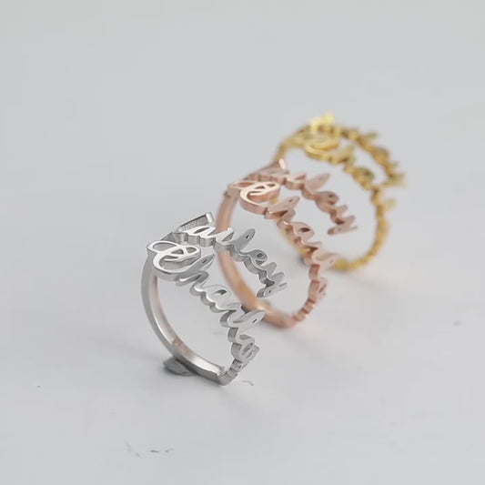 💍 Personalisierter Ring-Schmuck für Paare und Familie